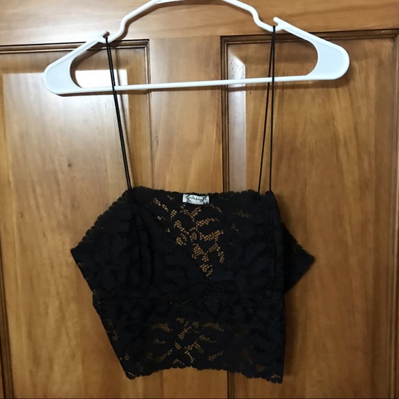 Free People black lace bralette - Picture 3 of 4